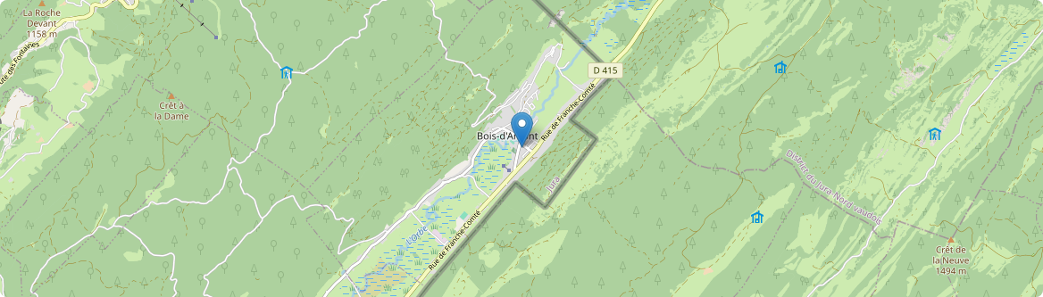 Bois-d'Amont - Carte