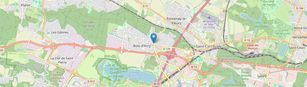 Bois-d'Arcy - Carte