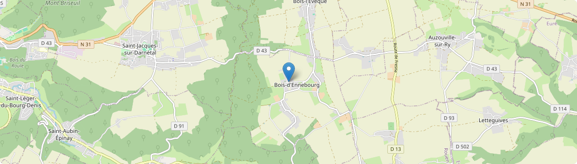 Bois-d'Ennebourg - Carte