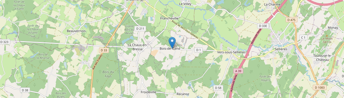Bois-de-Gand - Carte