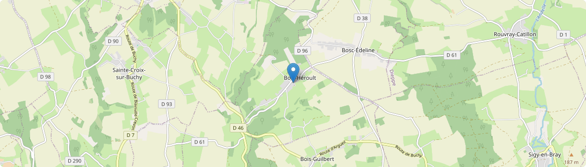 Bois-Héroult - Carte
