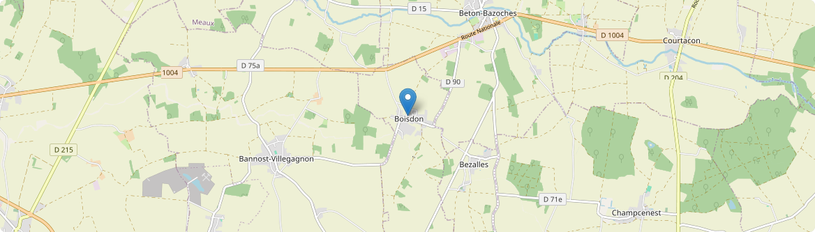 Boisdon - Carte