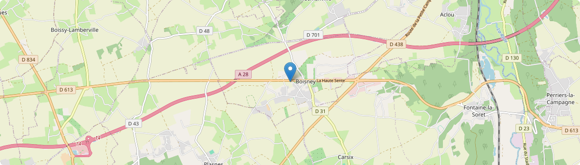 Boisney - Carte
