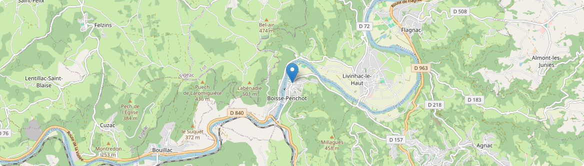 Boisse-Penchot - Carte