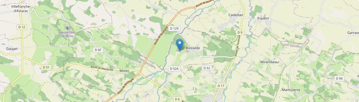 Boissède - Carte