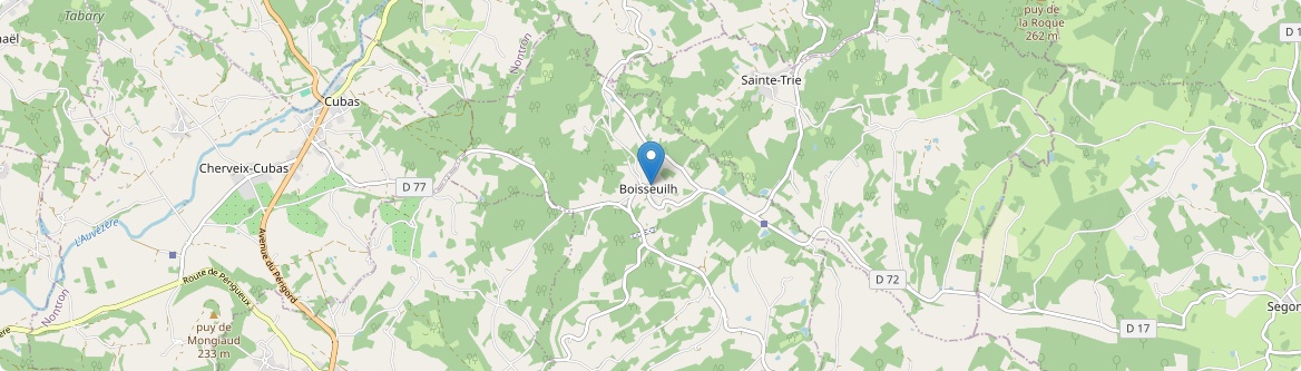Boisseuilh - Carte