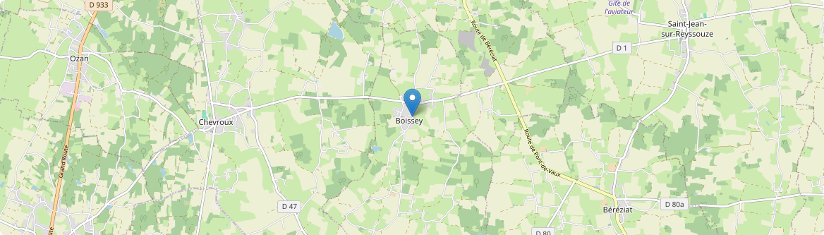 Boissey - Carte
