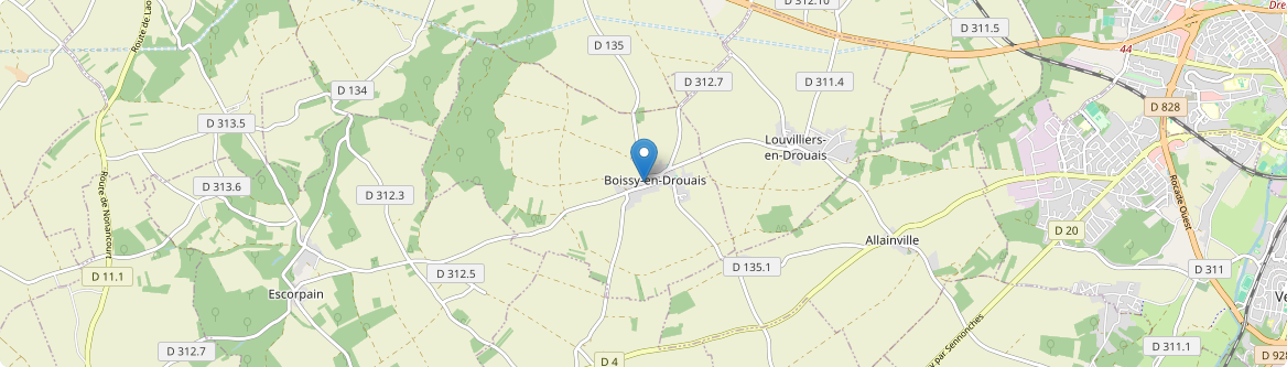 Boissy-en-Drouais - Carte
