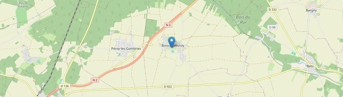 Boissy-Fresnoy - Carte