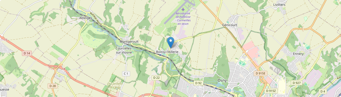 Boissy-l'Aillerie - Carte