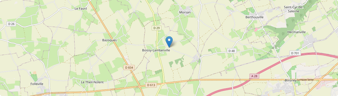 Boissy-Lamberville - Carte