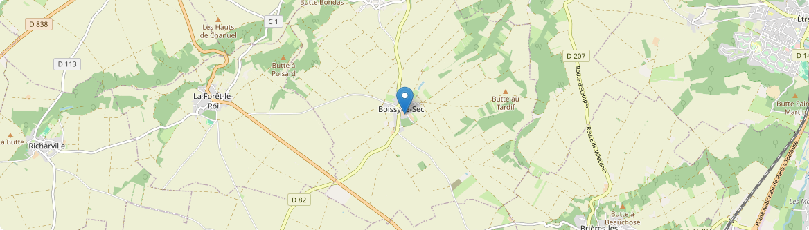 Boissy-le-Sec - Carte