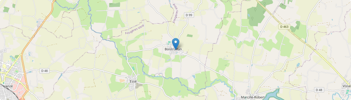 Boistrudan - Carte