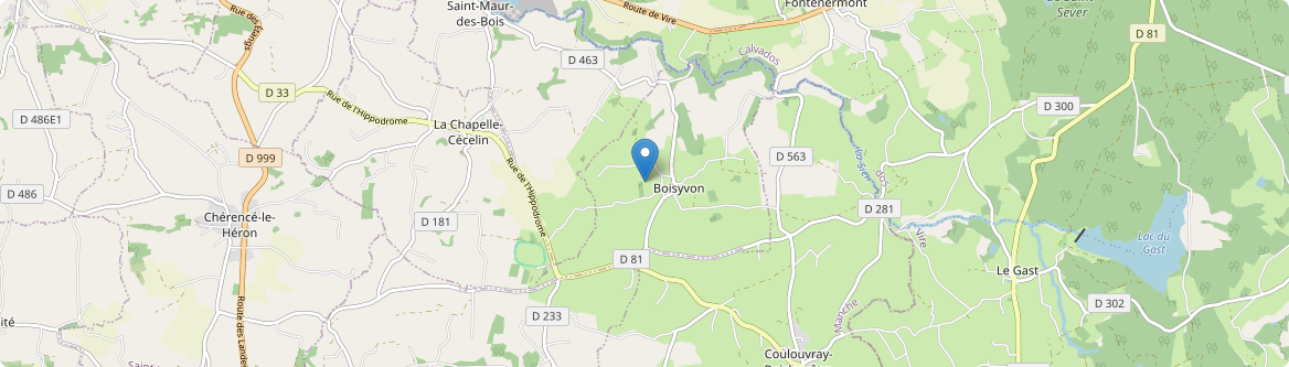 Boisyvon - Carte