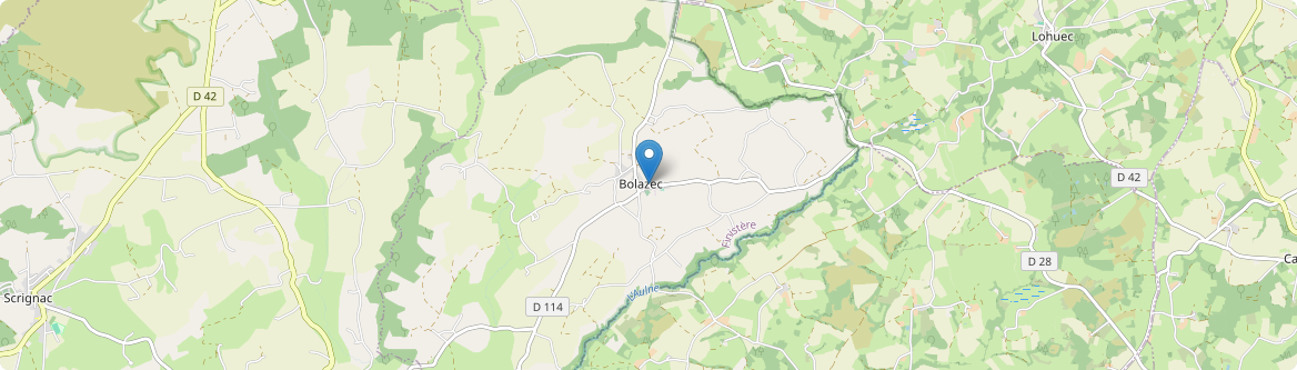 Bolazec - Carte