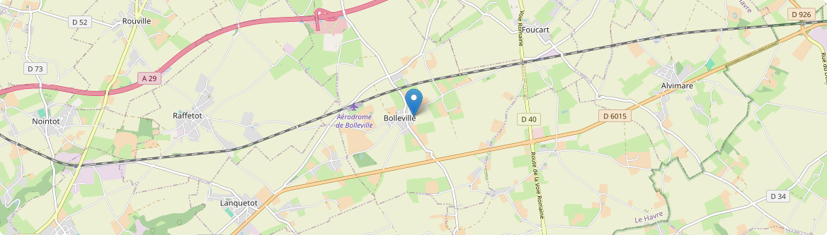 Bolleville - Carte