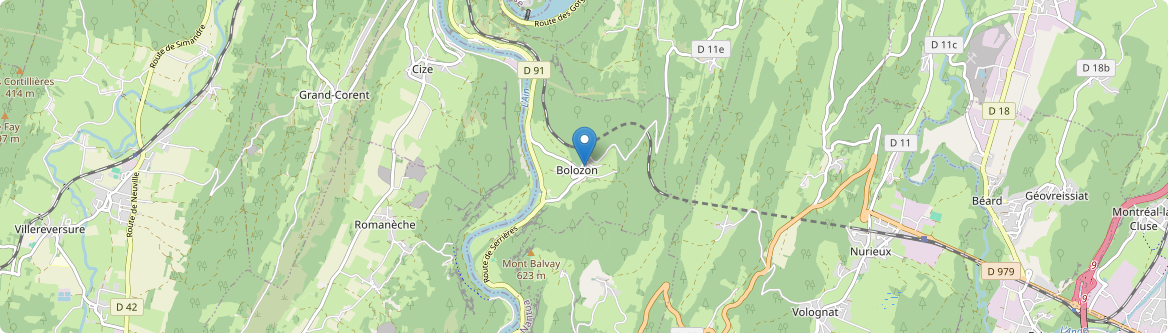 Bolozon - Carte