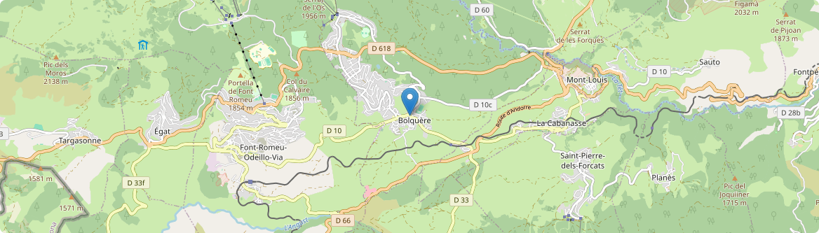 Bolquère - Carte