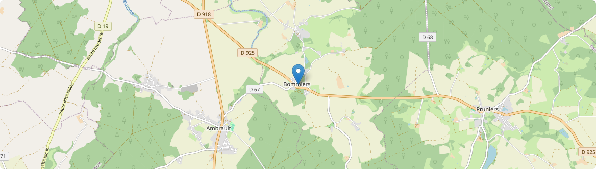 Bommiers - Carte