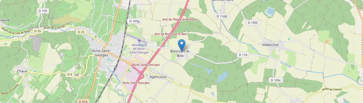 Boncourt-le-Bois - Carte