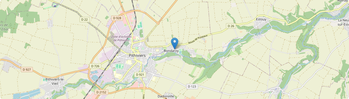 Bondaroy - Carte