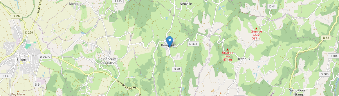 Bongheat - Carte