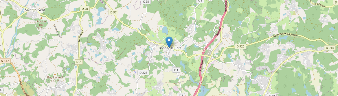 Bonnac-la-Côte - Carte