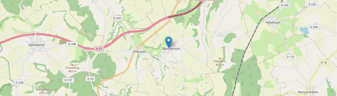 Bonnecourt - Carte