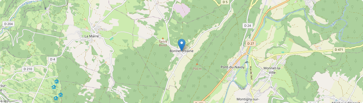 Bonnefontaine - Carte