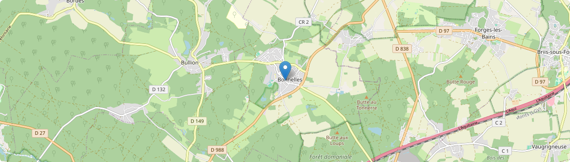 Bonnelles - Carte