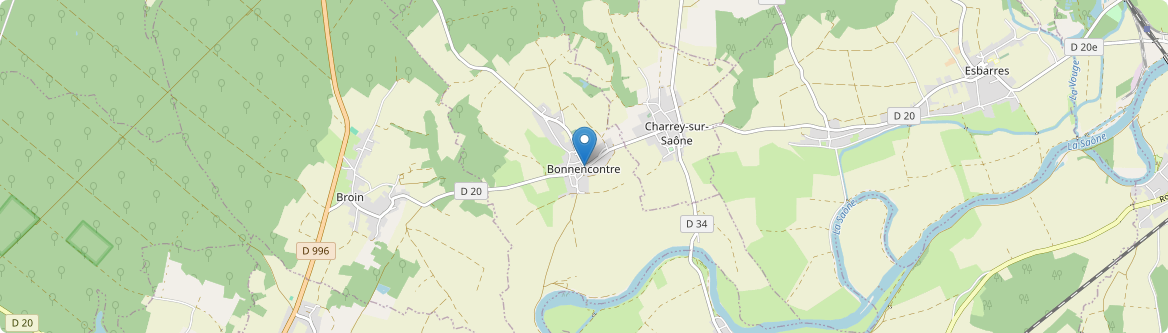 Bonnencontre - Carte