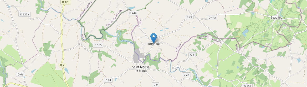 Bonneuil - Carte