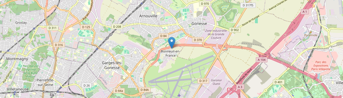 Bonneuil-en-France - Carte