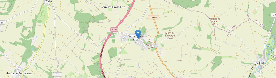 Bonneuil-les-Eaux - Carte