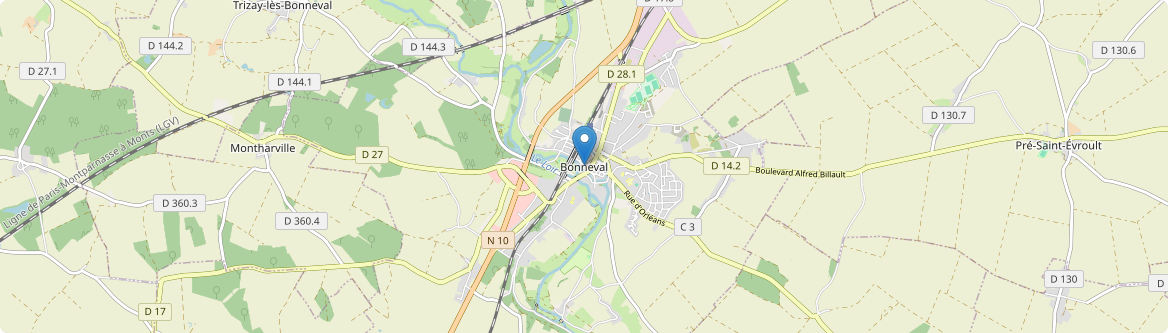 Bonneval - Carte
