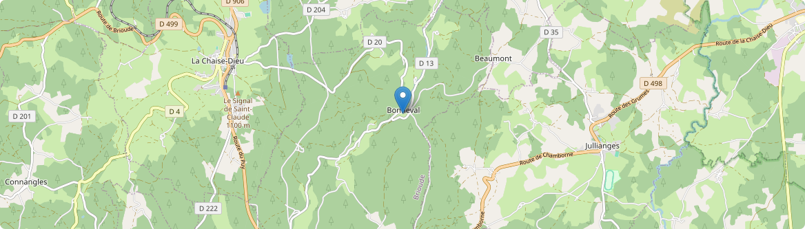 Bonneval - Carte