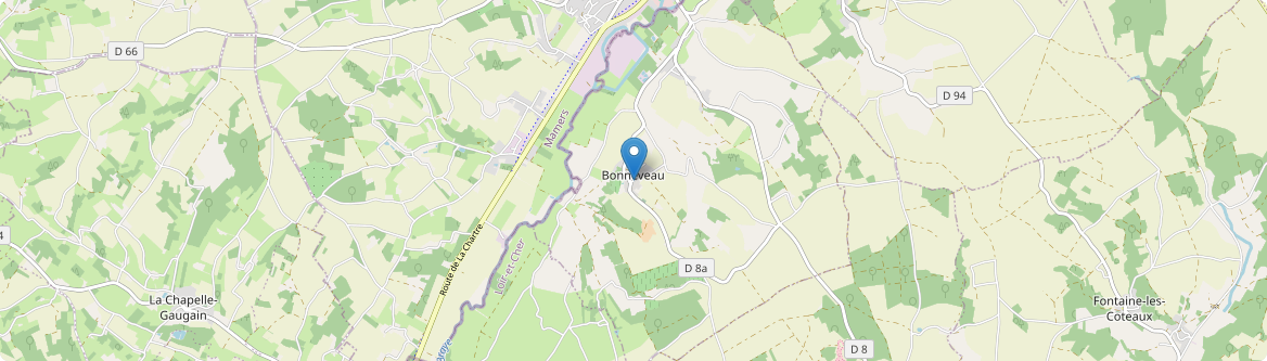 Bonneveau - Carte
