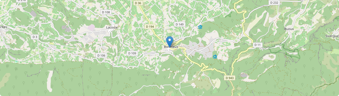 Bonnieux - Carte