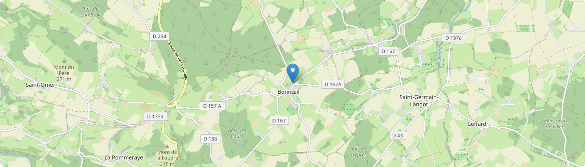 Bonnœil - Carte