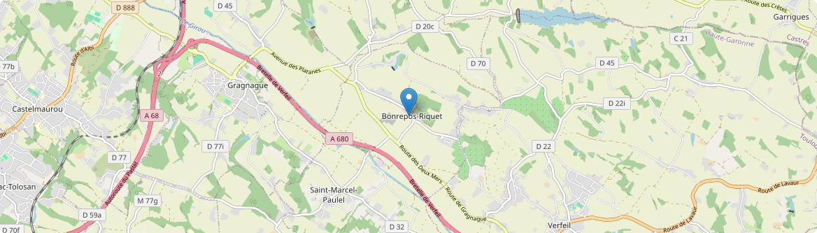 Bonrepos-Riquet - Carte