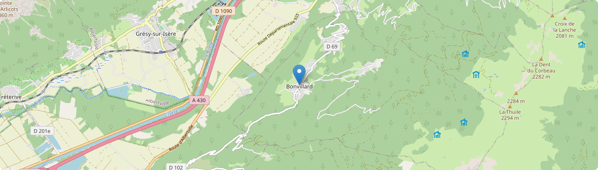 Bonvillard - Carte