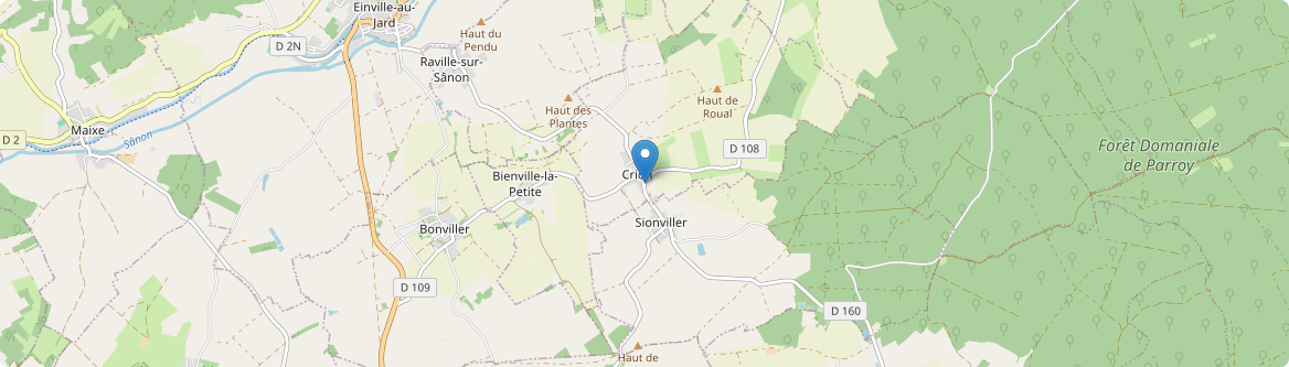 Bonviller - Carte
