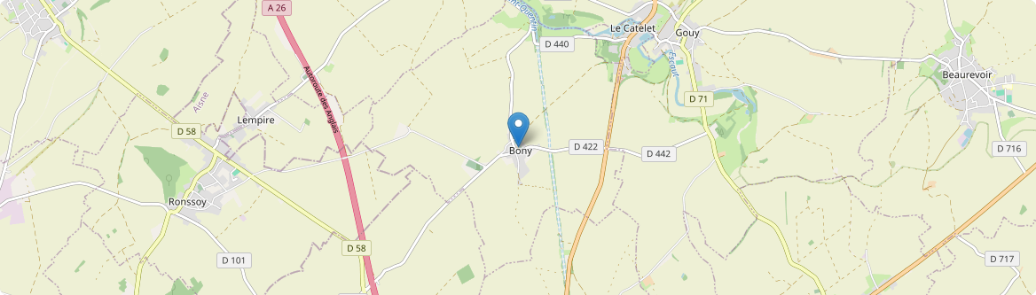 Bony - Carte