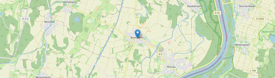 Boofzheim - Carte