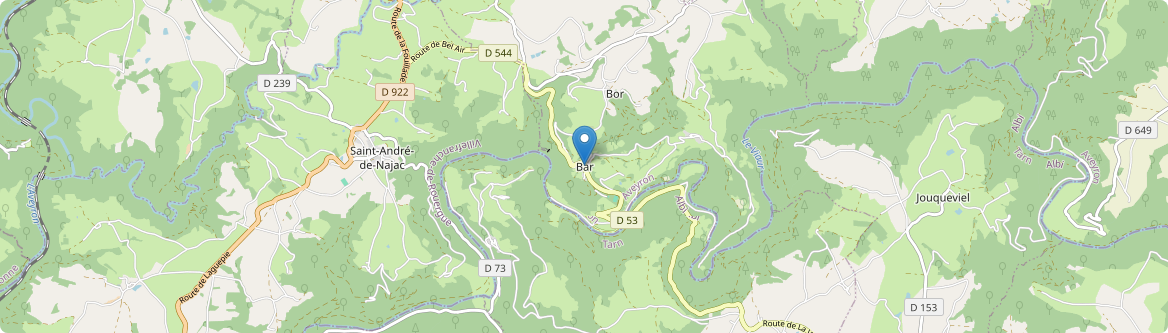 Bor-et-Bar - Carte