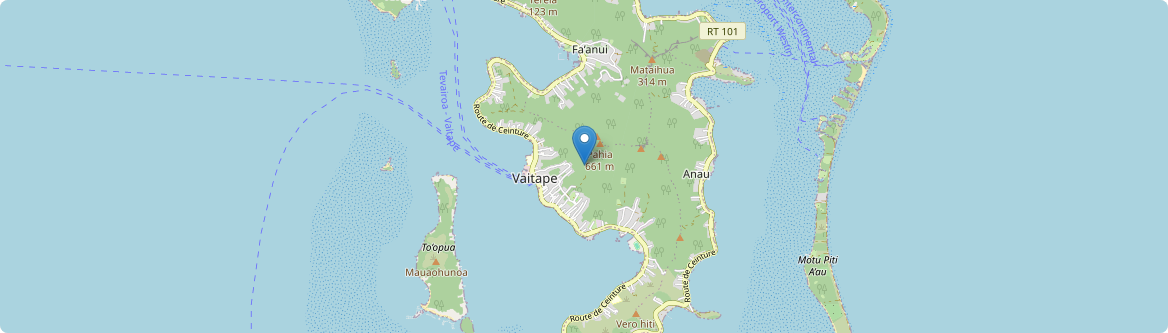 Bora-Bora - Carte