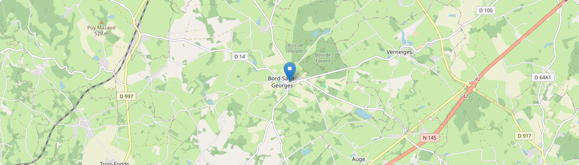 Bord-Saint-Georges - Carte