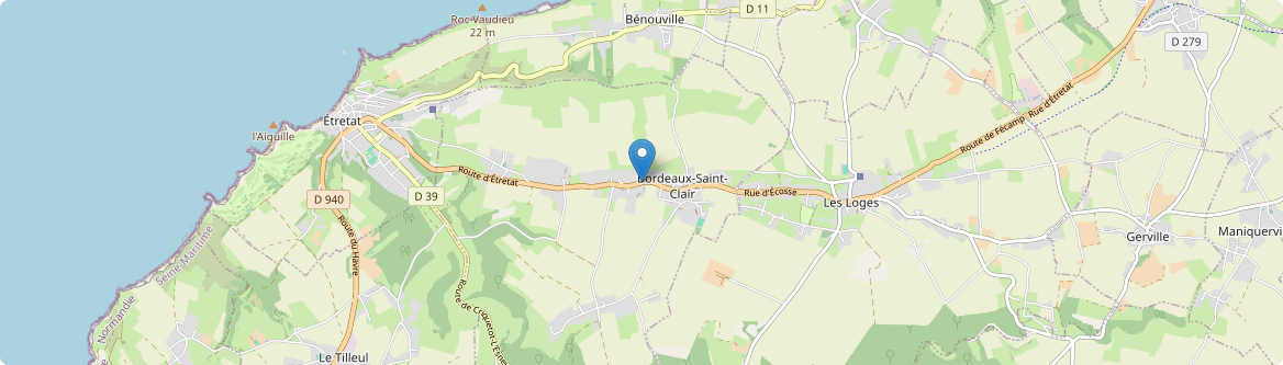 Bordeaux-Saint-Clair - Carte