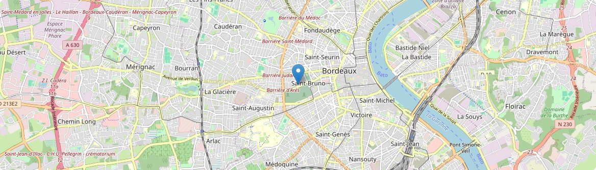 Bordeaux - Carte