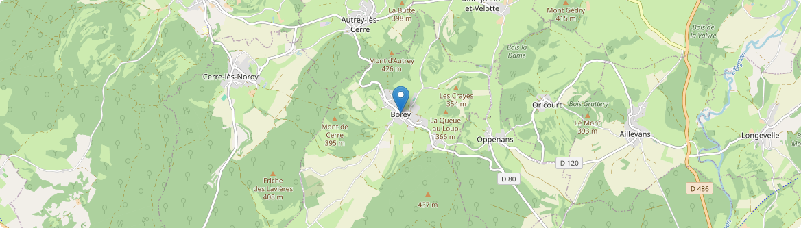 Borey - Carte